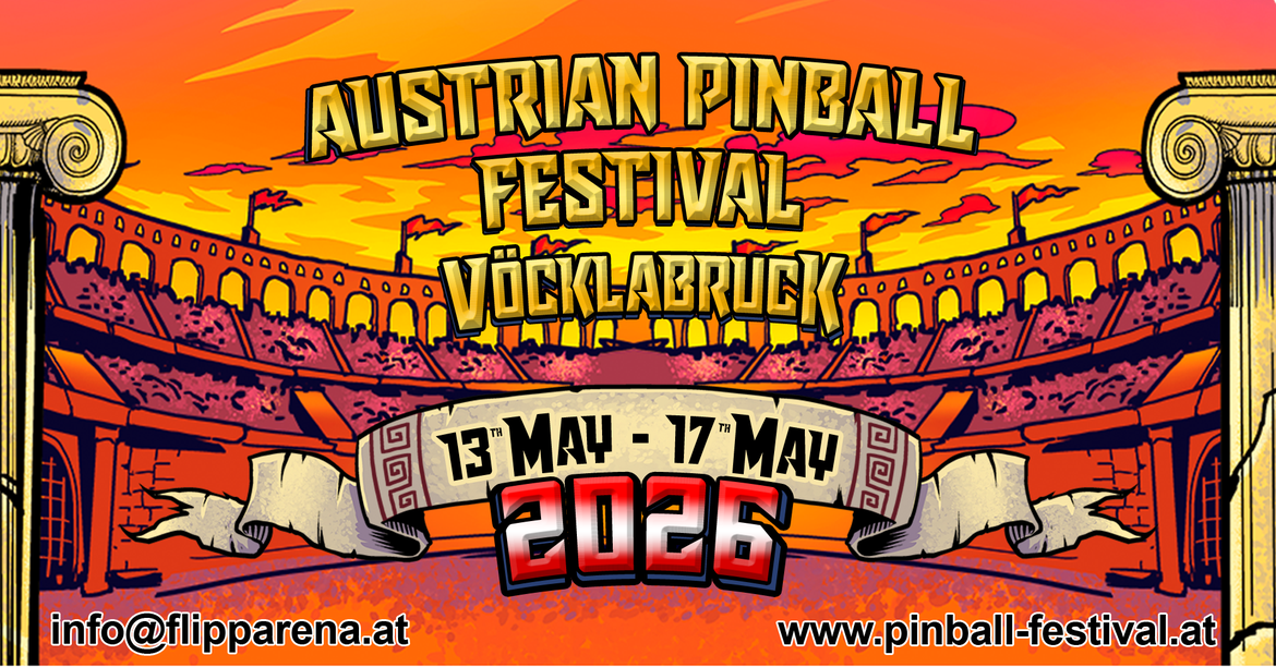 APF 2026 - Austrian Pinball Festival 2026 (13.5.2026 - 17.5.2026)